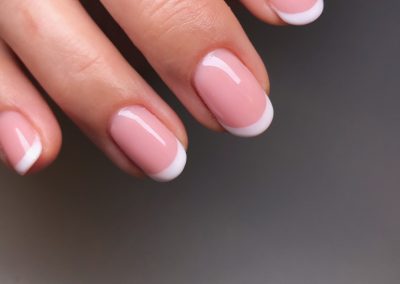 manicure rosa
